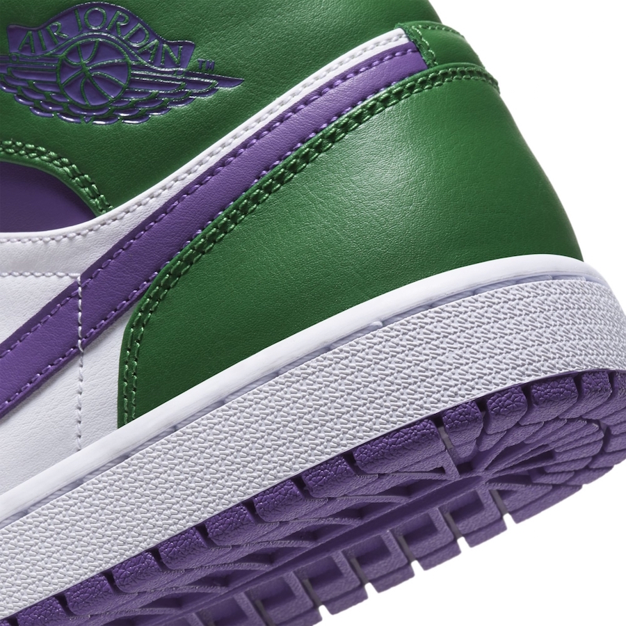 Air Jordan 1 Mid Hulk Green Purple Release Date