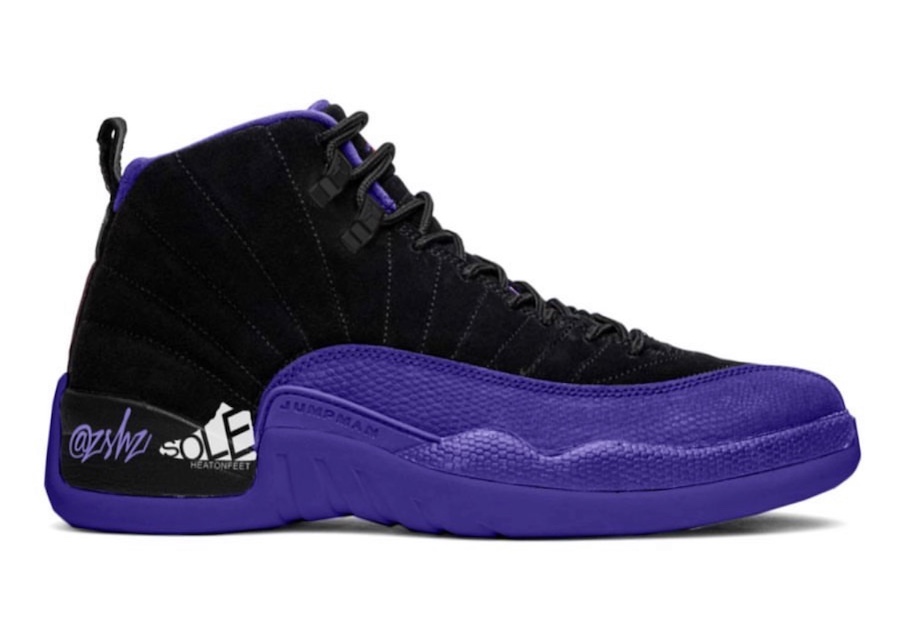 purple and white jordans 12 release date