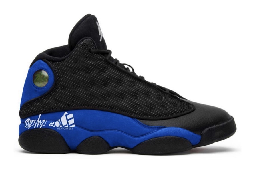 black and blue 13 air jordans