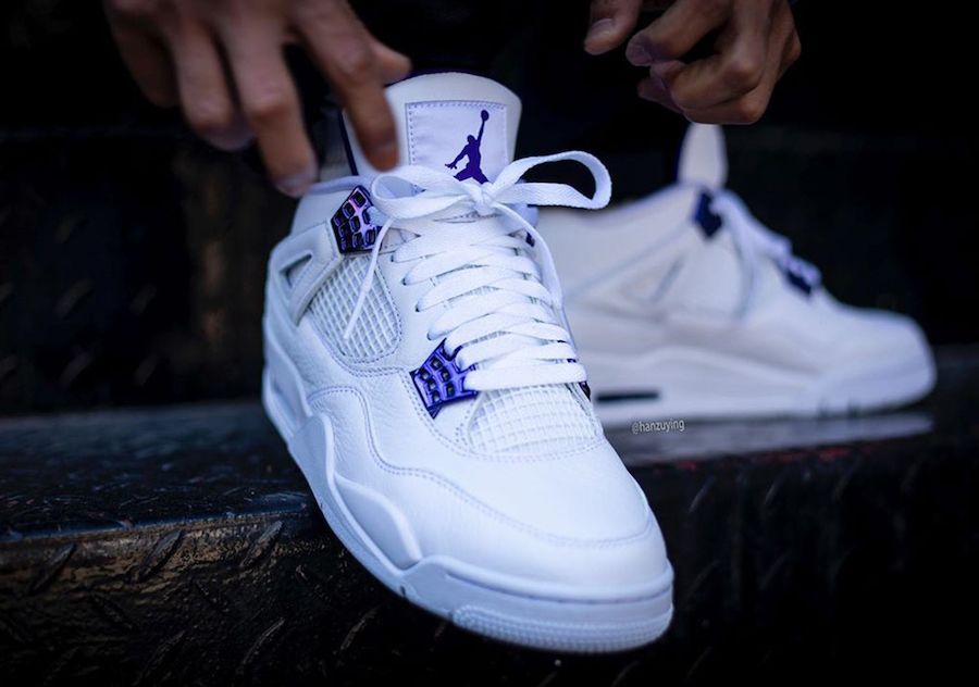 metallic purple jordan 4 release date