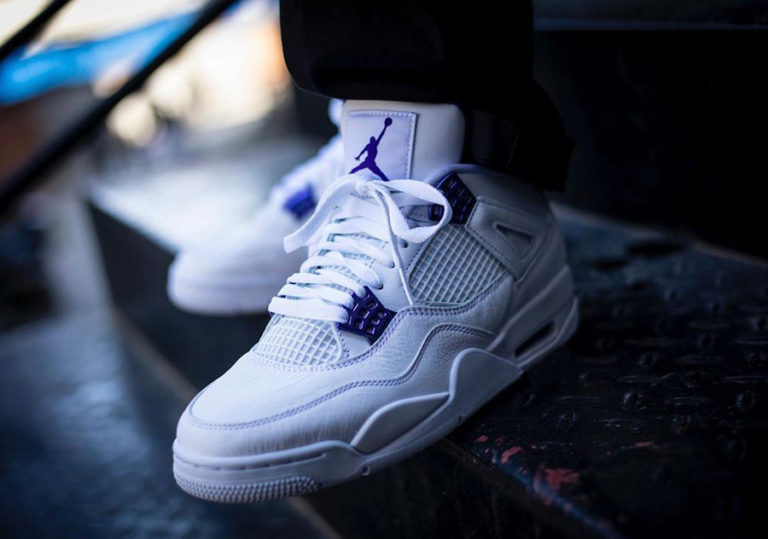 Air Jordan 4 Court Purple Metallic CT8527-115 Release Date - SBD