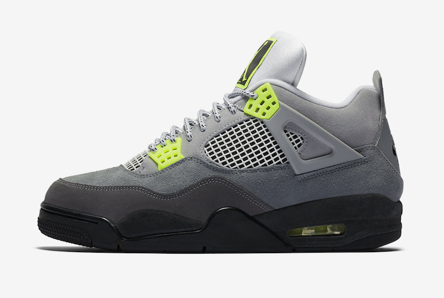 jordan 4 gray green