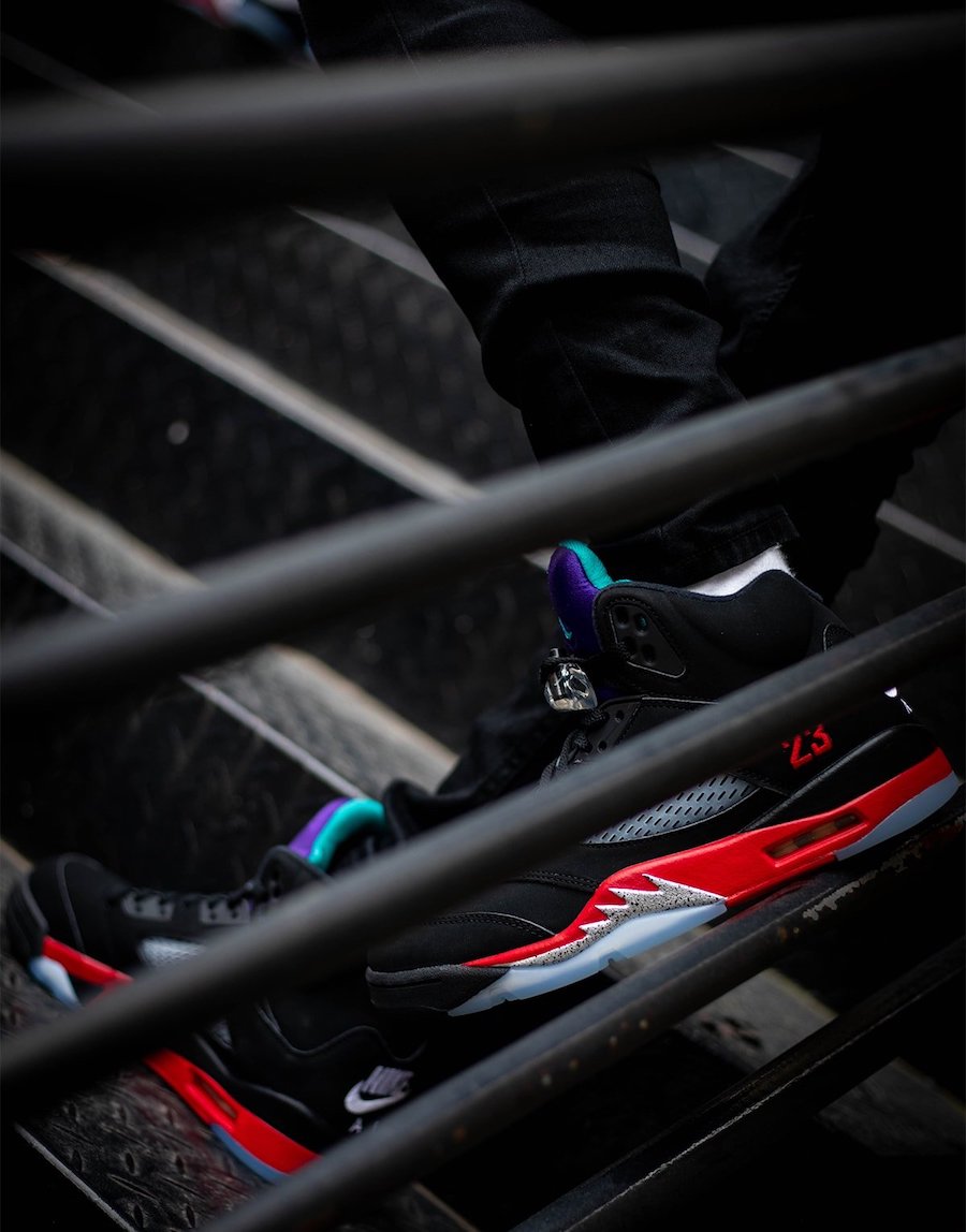 Air Jordan 5 Top 3 CZ1786-001 On-Feet Release Date
