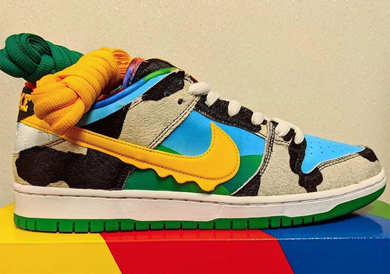 Ben & Jerry's x Nike SB Dunk Low Chunky Dunky CU3244-100 Release