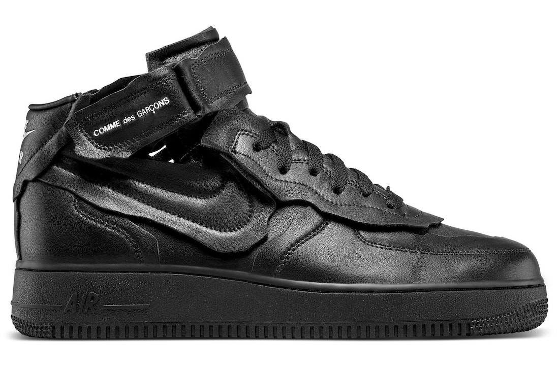 Comme des Garcons Nike Air Force 1 Mid Release Date - SBD