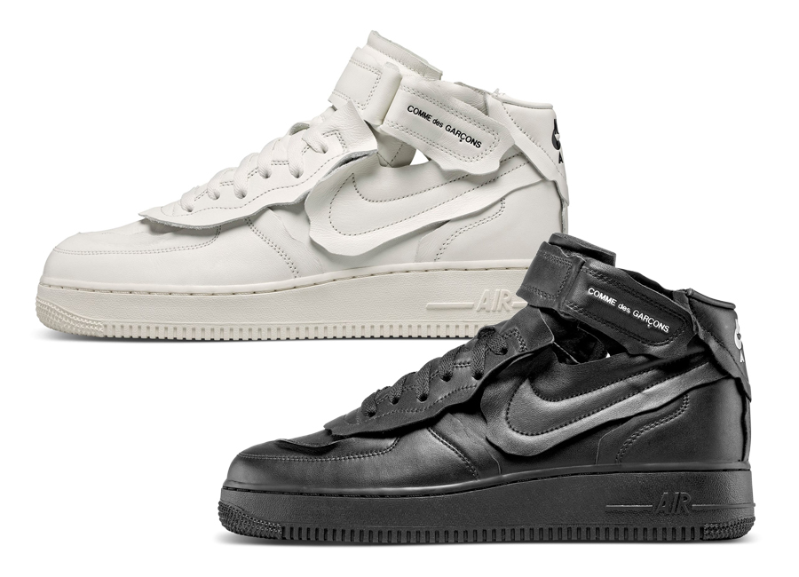 Comme des Garcons Nike Air Force 1 Mid Release Date - SBD