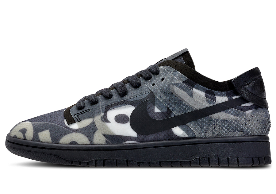Comme des Garcons Grey nike Dunk Low Release Date Price 8