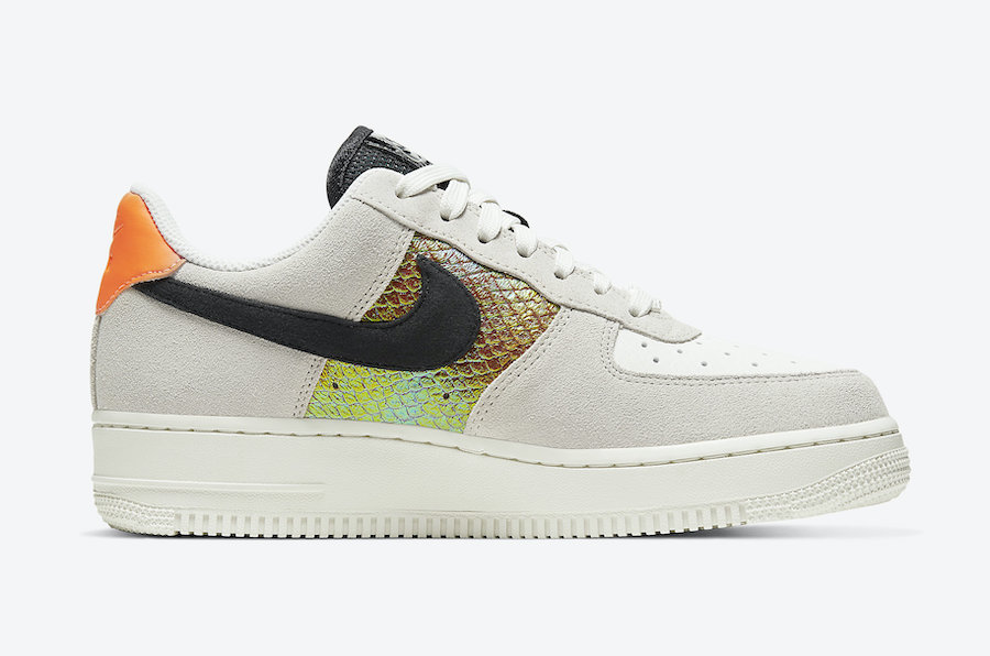 Nike Air Force 1 Low Iridescent Snakeskin CW2657-001 Release Date