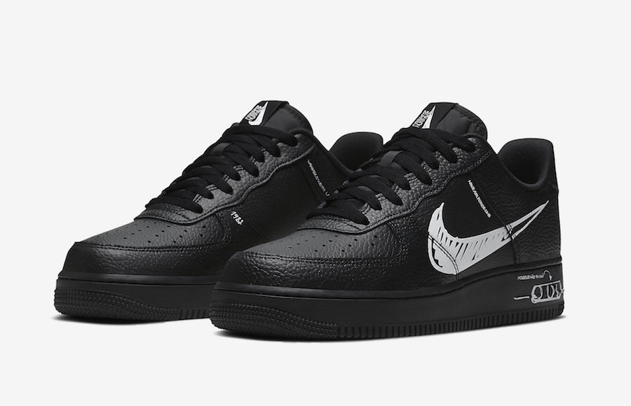 Nike Air Force 1 Low Sketch Pack CW7581-001 Release Date