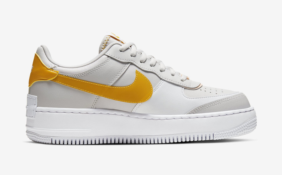 Nike Air Force 1 Shadow Vast Grey Pollen Rise CQ9503-001 Release Date
