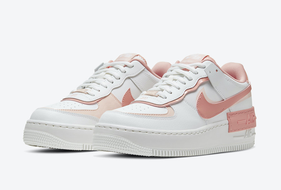 Nike Air Force 1 Shadow White Pink CJ1641-101 Release Date