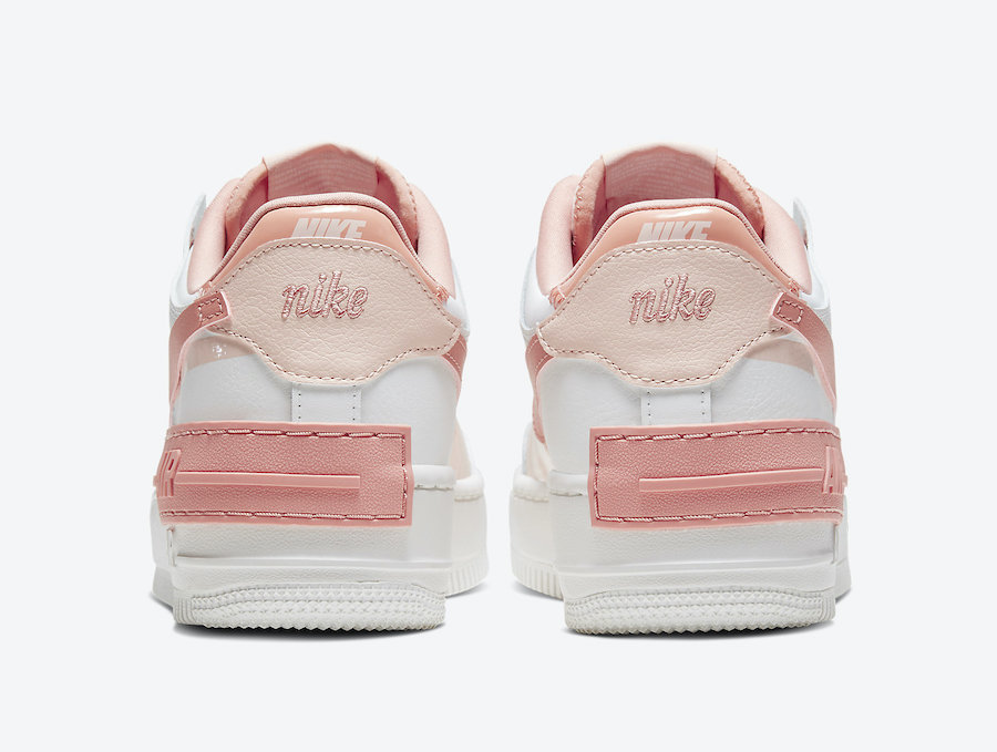 Nike Air Force 1 Shadow White Pink CJ1641-101 Release Date