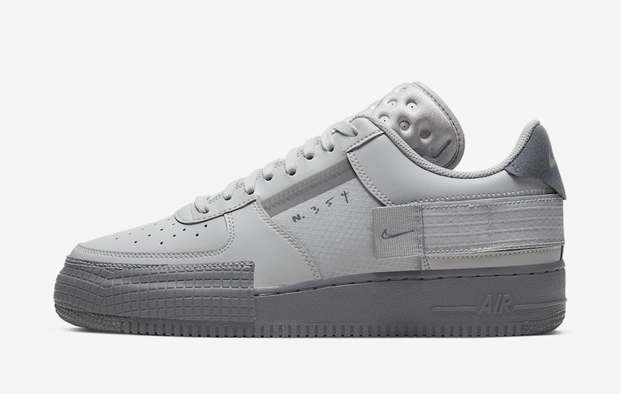 Nike Air Force 1 Type Grey Fog CT2584-001 Release Date