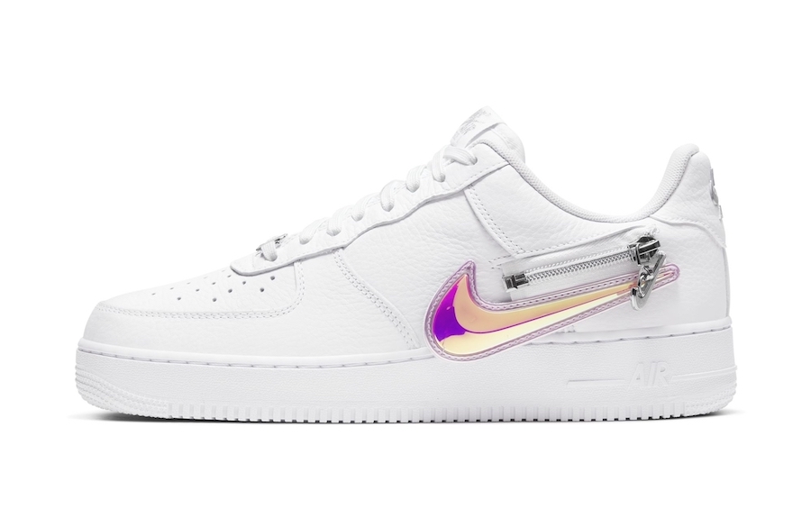 Nike Air Force 1 Zip-On Swoosh White Release Date