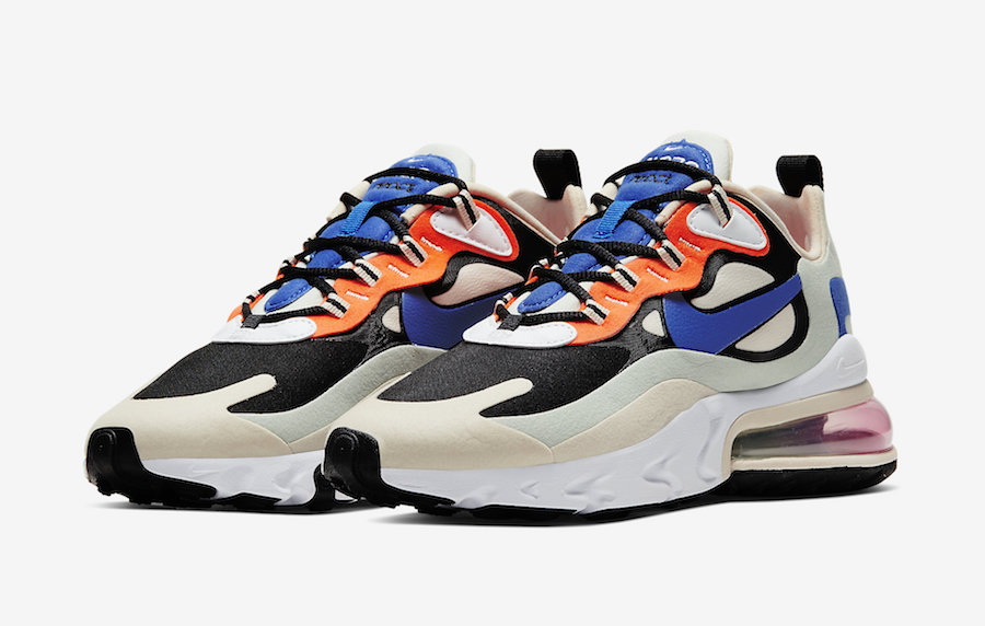 Nike Air Max 270 React Fossil Hyper Royal Pistachio Frost CI3899-200 Release Date
