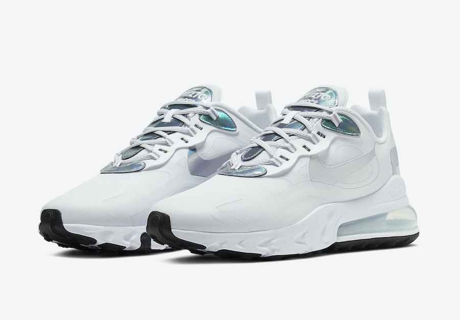 Nike Air Max 270 React White Iridescent CZ7376-100 Release Date