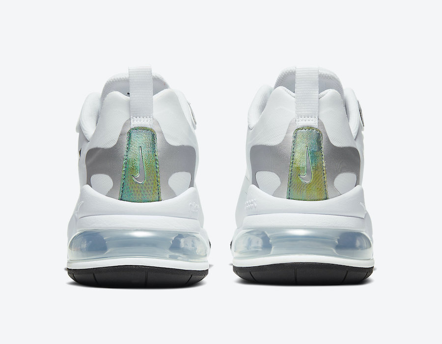 Nike Air Max 270 React White Iridescent CZ7376-100 Release Date