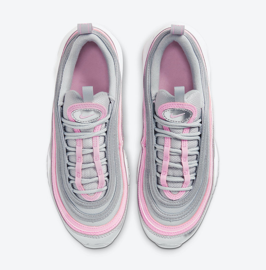 Nike Air Max 97 GS Silver Pink 921522-021 Release Date