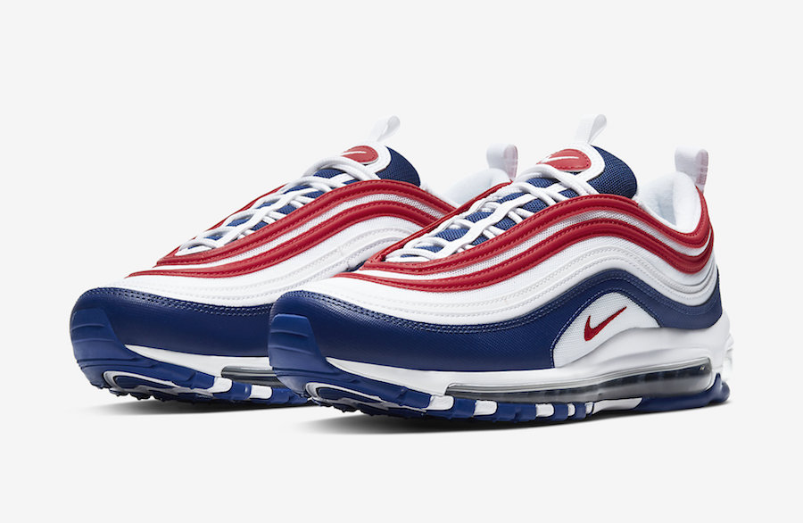 Nike Air Max 97 USA White Navy Red CW5584-100 Release Date