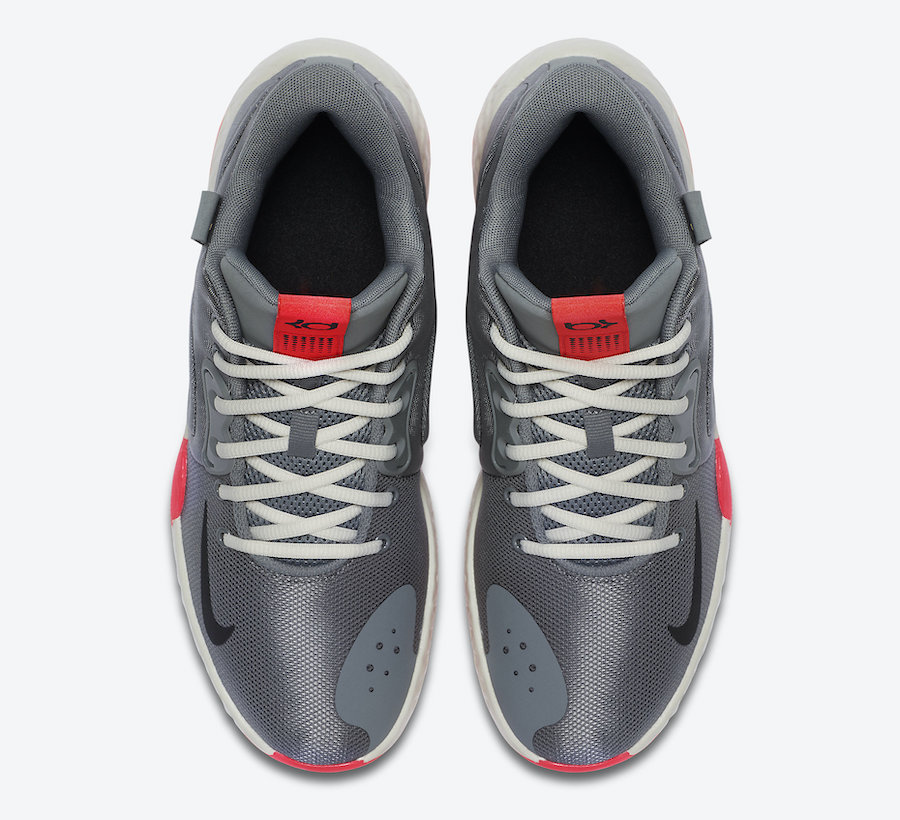 Nike KD Trey 5 VII Smoke Grey Laser Crimson AT1200-004 Release Date