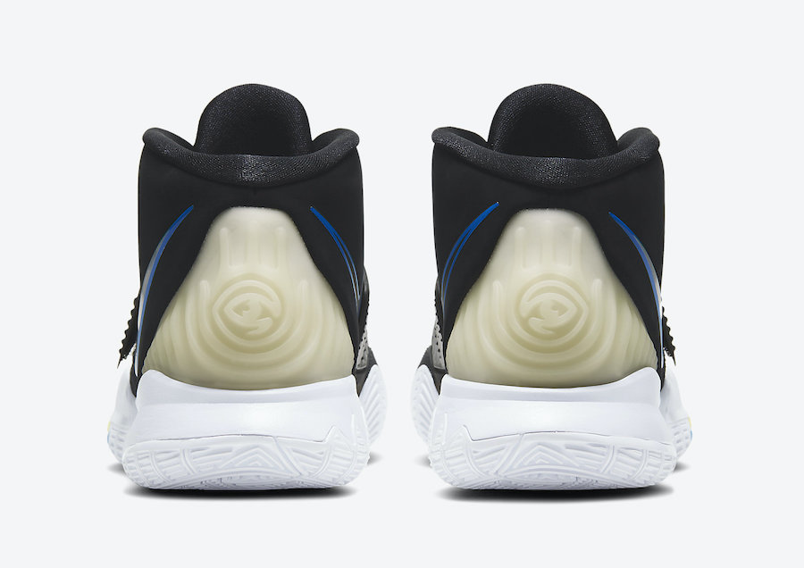 Nike Kyrie 6 Black White Soar Dynamic Yellow BQ4630-004 Release Date