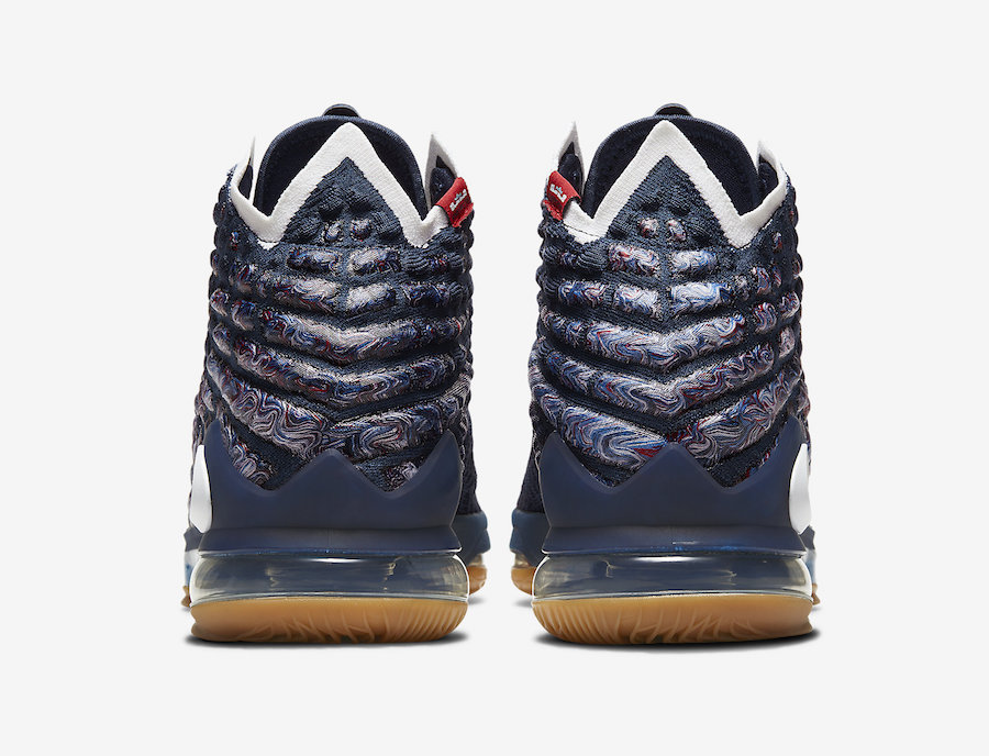 Nike LeBron 17 College Navy Gum CD5056-400 Release Date