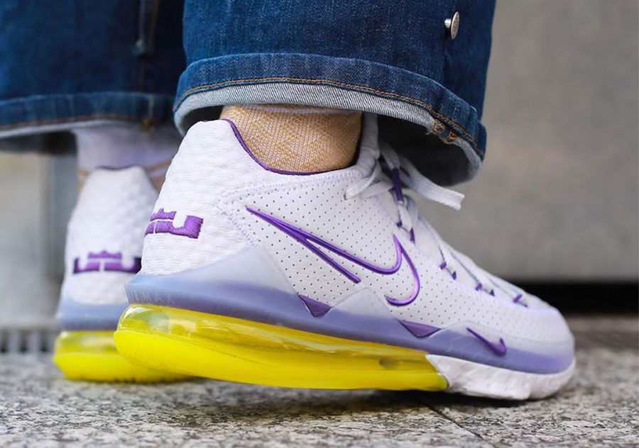Nike LeBron 17 Low Lakers Home CD5007-102 Release Date