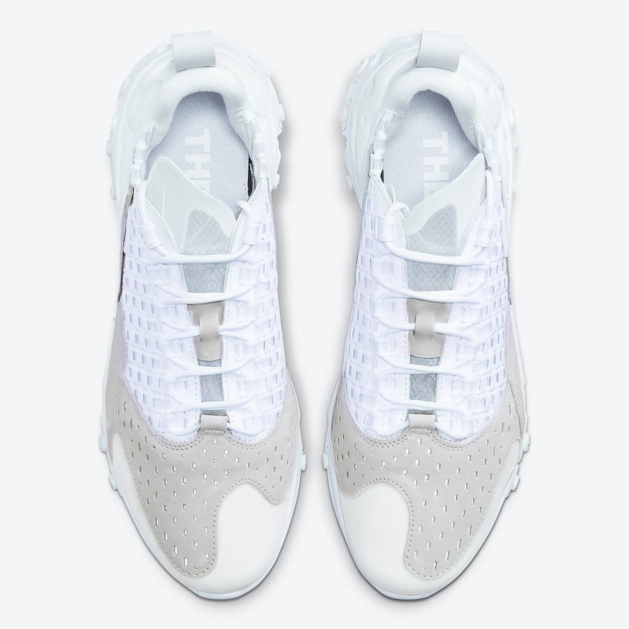 Nike React Sertu Triple White AT5301-100 Release Date