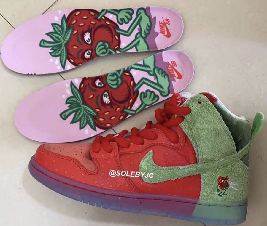 Nike SB Dunk High Strawberry Cough Release Date