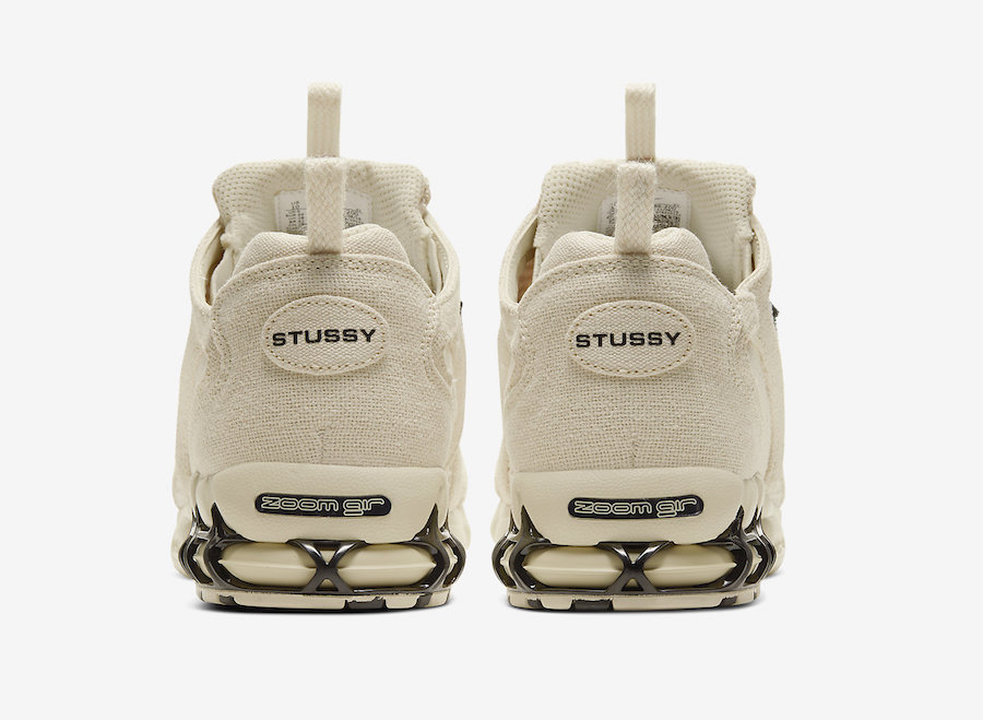 Stussy Nike Air Zoom Spiridon Caged Fossil CQ5486-200 Release Date