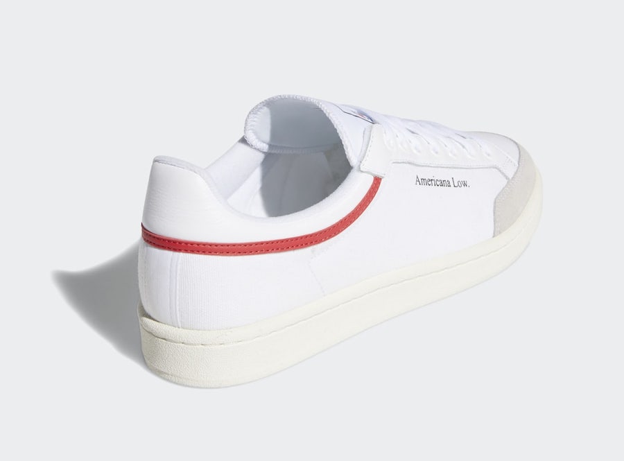 adidas Americana Low White Red EF6385 Release Date