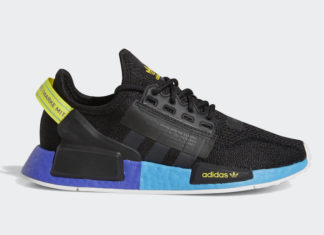 adidas NMD R1 V2 Black Carbon Shock Yellow FX4428 Release Date