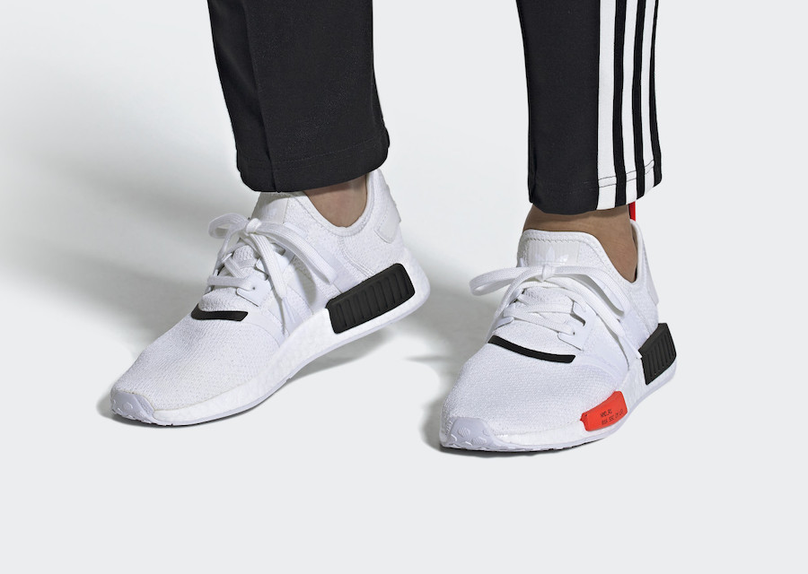 adidas White NMD NMD R1 Shoes inlineOutlet adidas SG