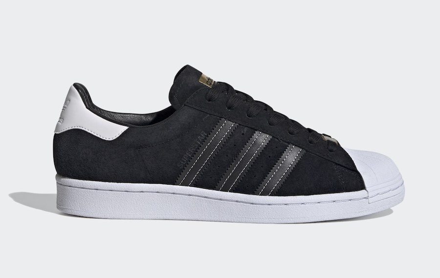 adidas Superstar Black White Gold EH1543 Release Date