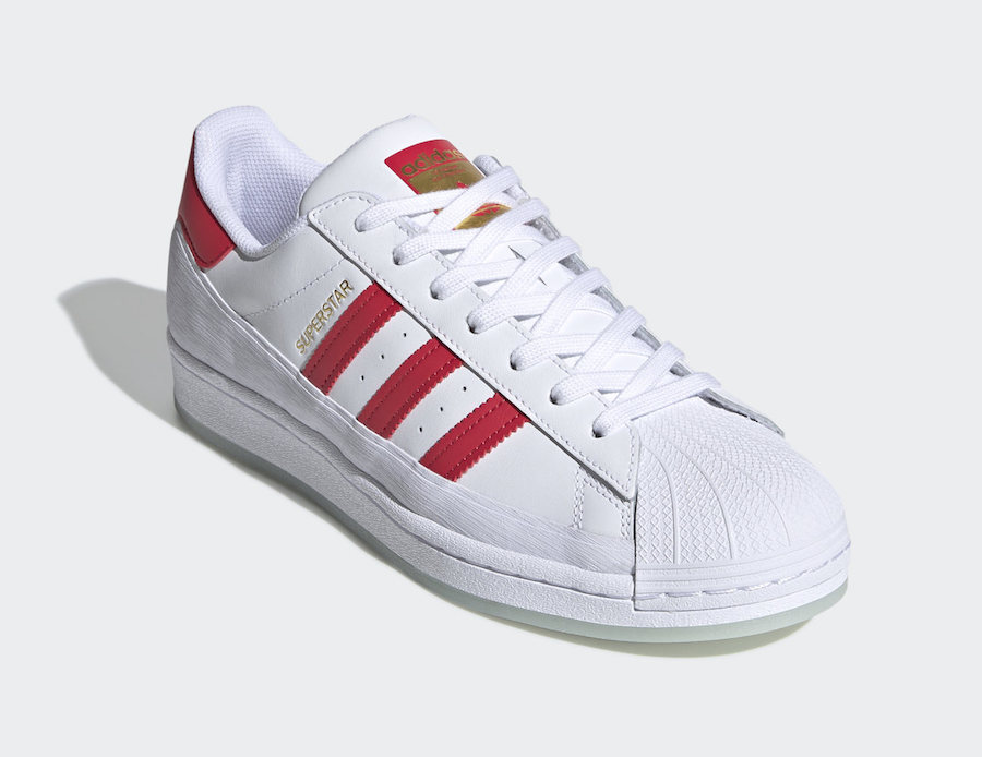 adidas Superstar MG White Red FV3031 Release Date