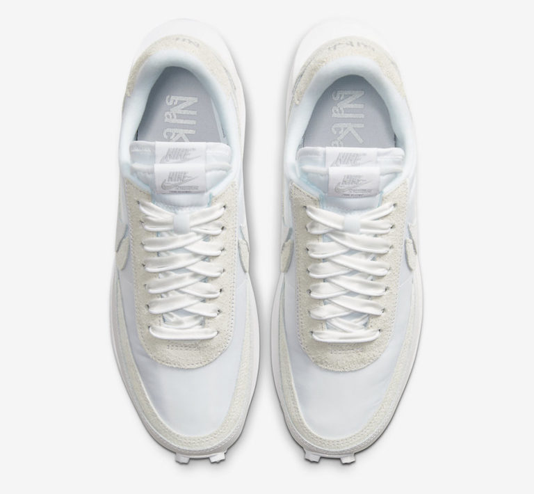 sacai Nike LDWaffle White Nylon BV0073-101 Release Date - SBD