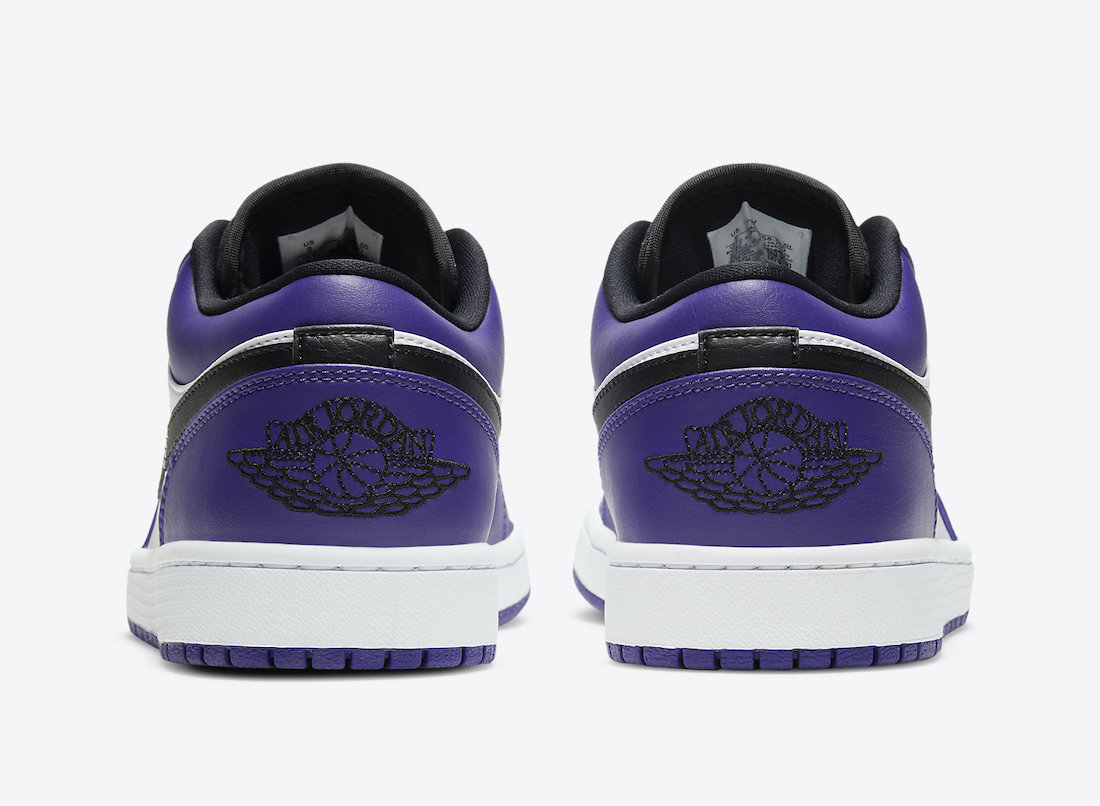 Air Jordan 1 Low Court Purple 553558-500 Release Date