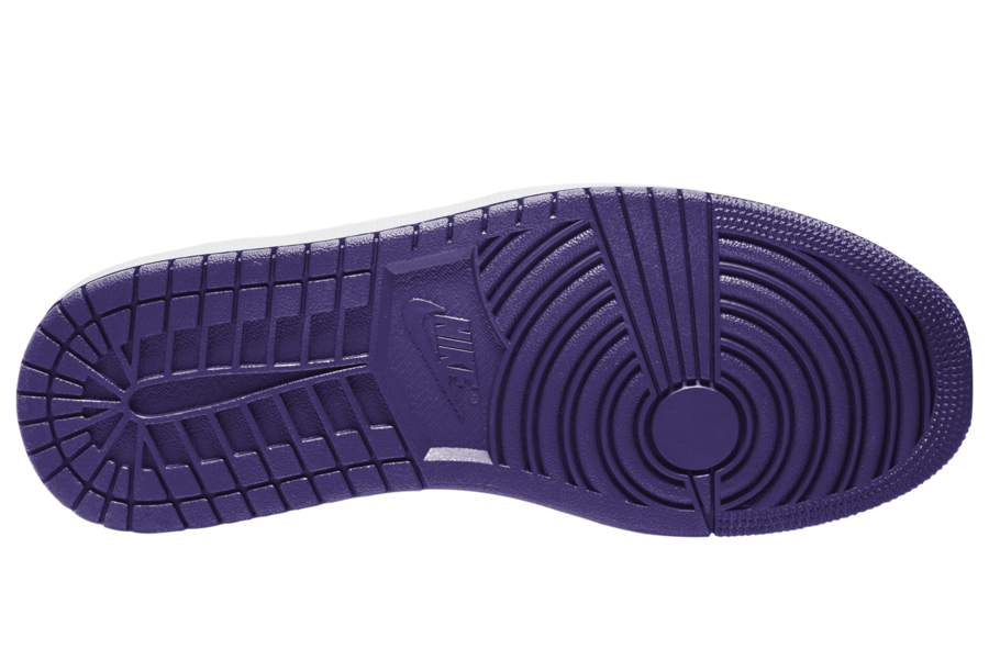 Air Jordan 1 Low Court Purple White 553558-500 Release Date