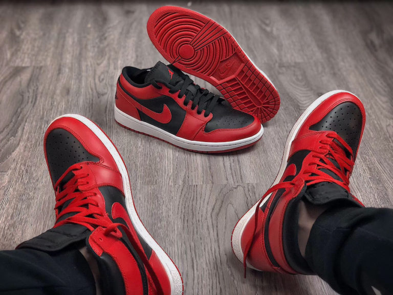 Air Jordan 1 Low Varsity Red 553558-606 Release Date - SBD