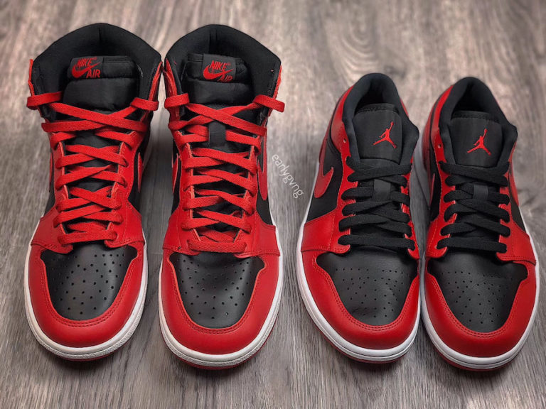 Air Jordan 1 Low Varsity Red 553558-606 Release Date - SBD