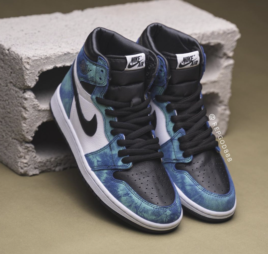 women air jordan 1 high og wmns tie dye