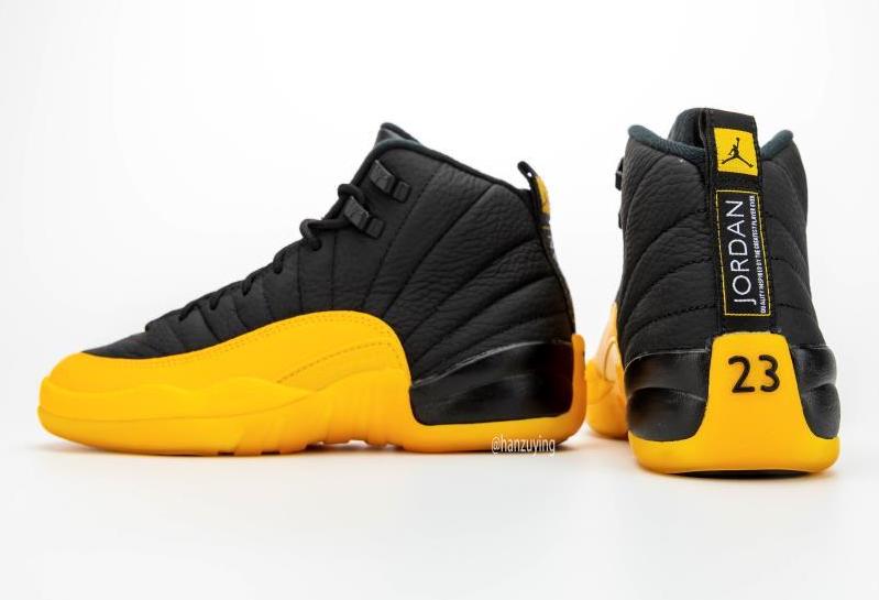 the new black and yellow jordans