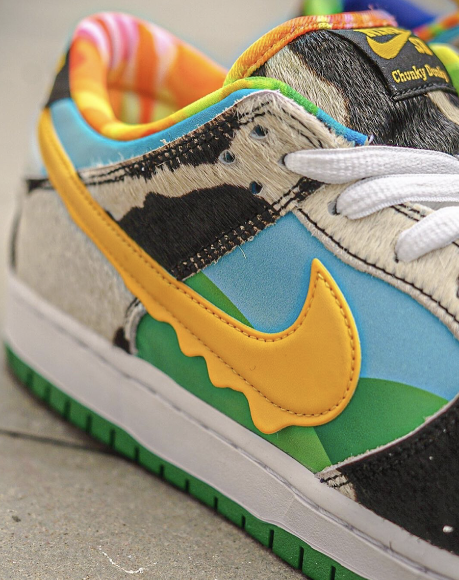 Ben & Jerry's x Nike SB Dunk Low Chunky Dunky CU3244-100 Release 