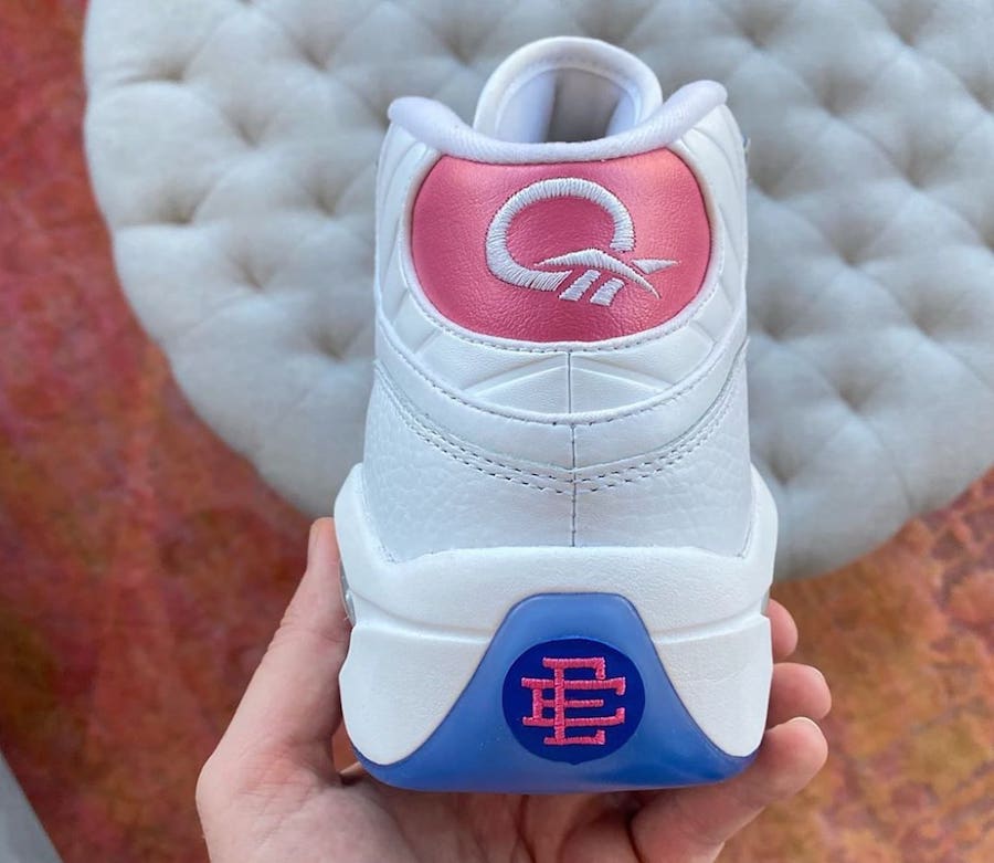 Eric Emanuel Reebok Question Mid Pink Toe FX7441 Release Date