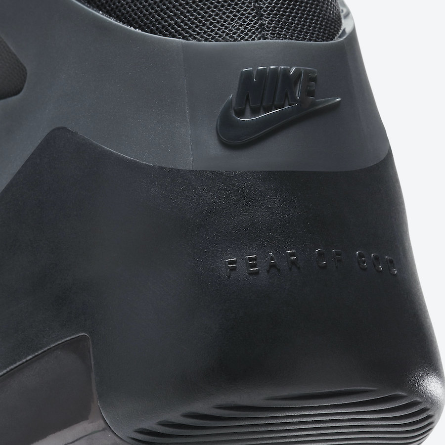 Nike Air Fear of God 1 Triple Black AR4237-005 Release Date Price