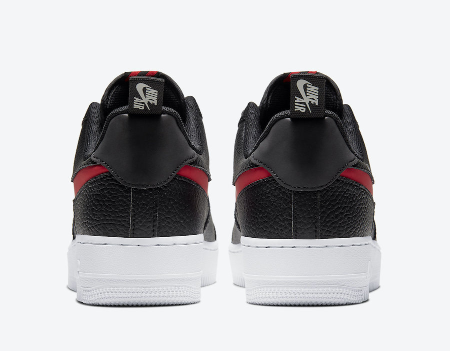 Nike Air Force 1 Low LV8 Utility Black University Red CW7579-001 Release Date