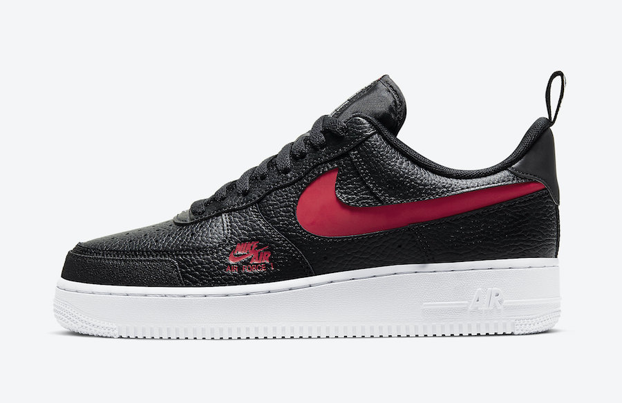 Nike Air Force 1 Low LV8 Utility Black University Red CW7579-001 Release Date