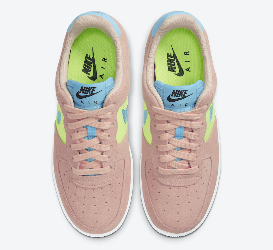 Nike Air Force 1 WMNS Washed Coral Ghost Green CJ1647-600 Release Date