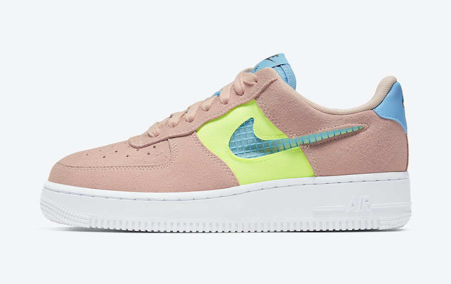 Nike Air Force 1 WMNS Washed Coral Ghost Green CJ1647-600 Release Date