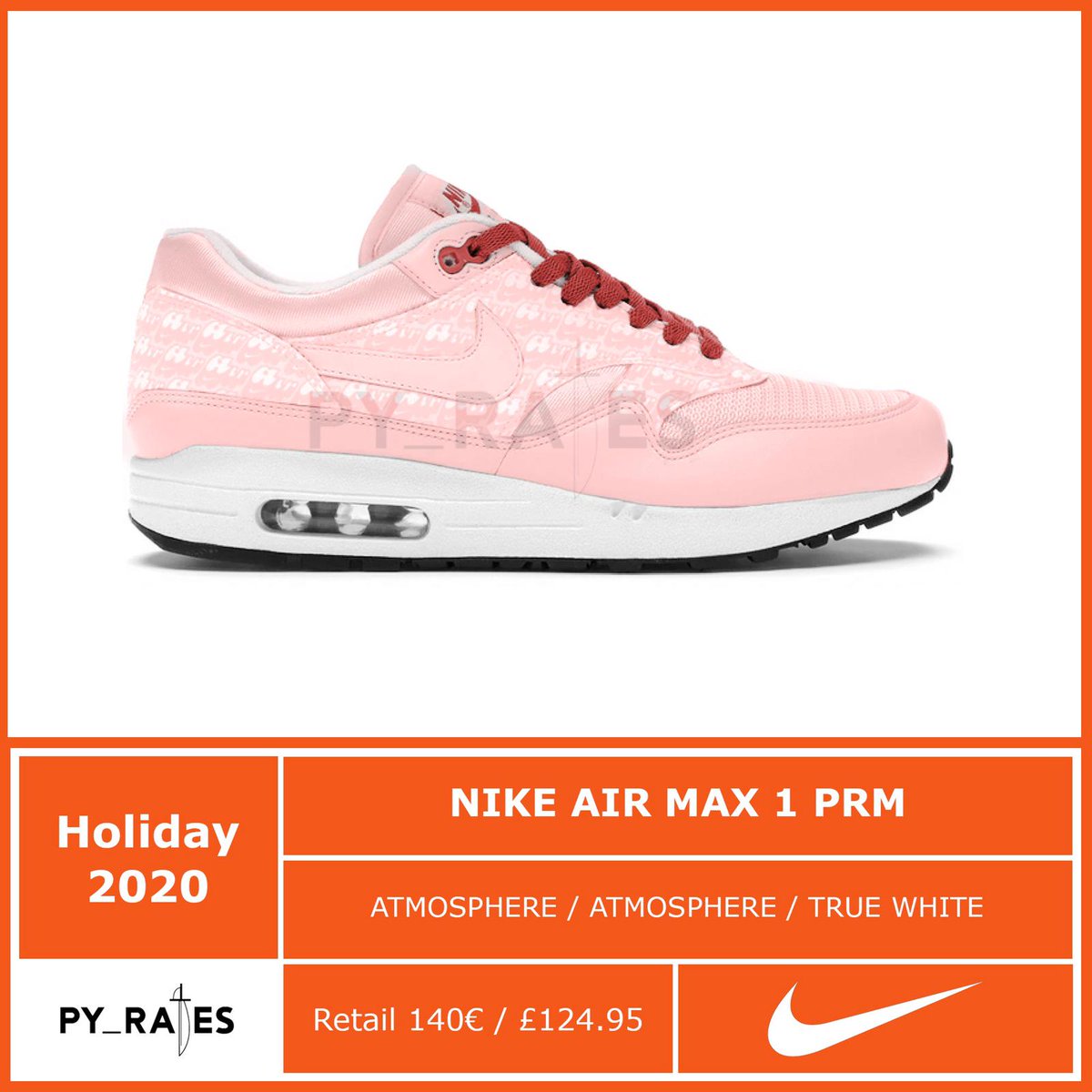Nike Air Max 1 Powerwall Pink Lemonade Release Date